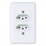 2 TOMADAS FIXA EMBUTIR BIP. 2P+T 20A 250V~ C/ PL 4 X 2 - STYLUS