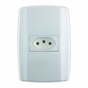 CONJ. 1 TOM. 20A 250V HORIZONTAL SLIM - 80151